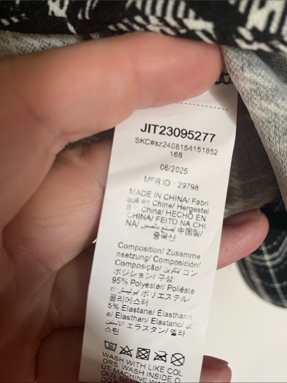 NWOT🌈 SHEIN Curve Plaid Open-Front Women's Blazer - Picture 5 of 8